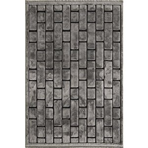 Dekorenti Halı İndus 8008 Gri 100x300 cm