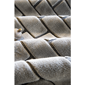 Dekorenti Halı İndus 8008 Gri 100x300 cm