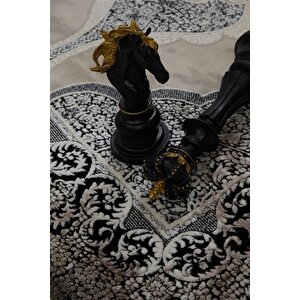 Miras 6804 Gri Siyah 200x290 cm