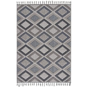 Dekorenti Halı Bukle 1402 Gri 80x300 cm