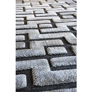 Dekorenti Halı İndus 8007 Gri 100x200 cm