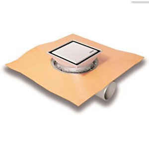 Masterv Yalıtımlı Noktasal Su Gideri 10x10 Mat Yandan Çıkışlı 47h0026000000025