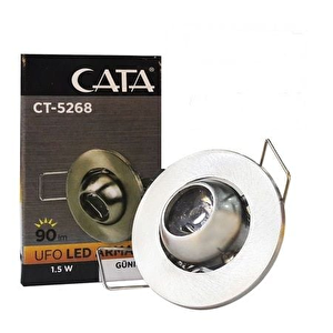 1,5w Hareketli Ufo Yıldız Spot / Satin Kasa - Günışığı
