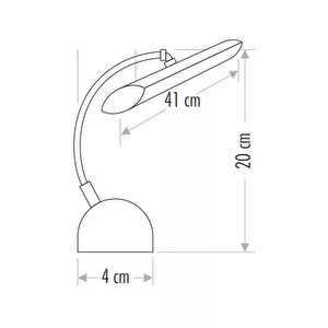 Cata 7w Ledli Kuğu Aplik Krom - Günışığı