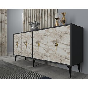 Figora 180 Cm Konsol (kx180) Antrasit-efesmermer Efes Mermer