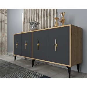 Figora 180 Cm Konsol (kx180) Safirmeşe-antrasit Safirmeşe-Antrasit