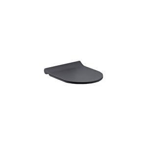 Hill Rimout Mat Antrasit Asma Klozet A031291k, Yavaş Kapak