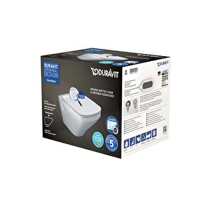 Durastlye Rimless Asma Klozet 45383900a1, Duravit Yavaş Kapak