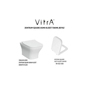 Zentrum Square Asma Klozet, Vitra Integra Square Klozet Kapağı 191-003-009