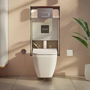 Vitra Integra Rim-ex Square Klozet Beyaz Asma Klozet 7082l003-0090, Vitra Yavaş Kapak 191-003-009