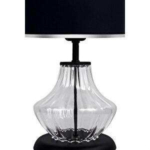 Prestige Transparent Black Cam Abajur