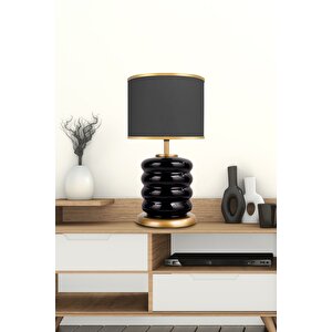 Mirror Gloss Black Cam Abajur