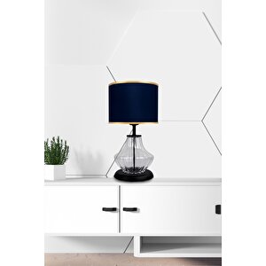 Prestige Transparent Black Cam Abajur