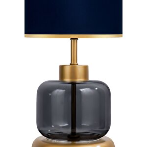 Vivid Transparent Black Cam Abajur