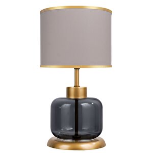 Vivid Transparent Black Cam Abajur