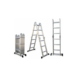 4x3 370 Cm Çok Amaçlı Standart Akrobat Merdiven 100x370 cm