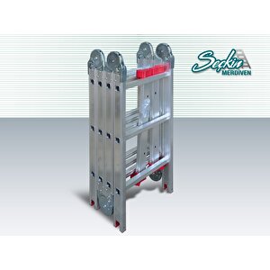 4x3 370 Cm Çok Amaçlı Standart Akrobat Merdiven 100x370 cm
