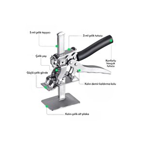 Çok Amaçlı El Krikosu Ahşap, Fayans, Dolap Ve Paneller Için Yükseklik Ayarlayıcı