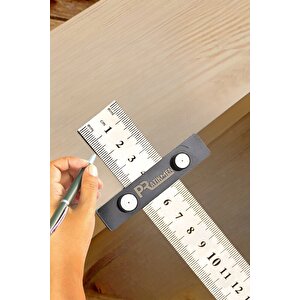 Hassas Ayarlanabilir Çizme, İşaretleme Ve Sabitleme Cetveli 50 Cm