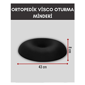 Autofresh Ortopedi̇k Oto Koltuk Mi̇nderi̇ Oturma Si̇mi̇di̇ Araç Seyahat Vi̇sco Mi̇nder