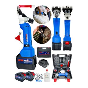 Güçlendirilmiş Adaptörlü Yeni Nesil Koyun Kırkma Makina 4saat Şarj Ve Elektirikli