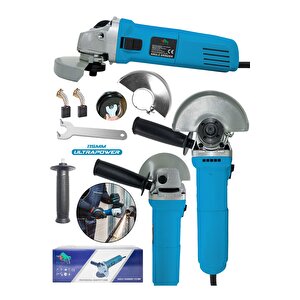 Avuç İçi Taşlama Yandan Tetikli 115 Mm-mavi