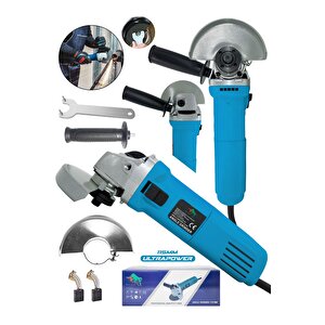 Avuç İçi Taşlama Yandan Tetikli 115 Mm-mavi