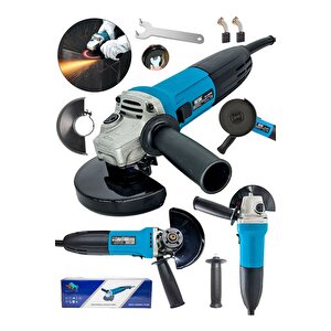 Avuç Içi Taşlama Makinası Yandan Tetikli 115 Mm-mavi