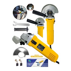 Avuç İçi Taşlama Yandan Tetikli 115 Mm-sari