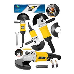 Büyük Boy 180mm Taşlama Makinesi Metal Kesme Spiral Jet Taşı 180mm Taş-sari