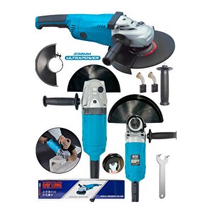 Metal Şanzıman 2200 W 230 Mm Büyük Sipiral Taşlama Ve Kesme Makinası
