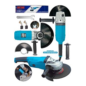 Metal Şanzıman 2200 W 230 Mm Büyük Sipiral Taşlama Ve Kesme Makinası
