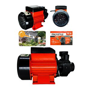 İtaly Style 100% Bakır Sargı Qb 60 0.75 Hp 0.5kwsu Motoru Su Pompası Dinamo