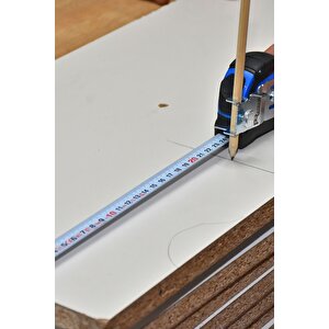 Hatasız Ölçme ,çizme,  İşaretleme Ve Metre Sabitleme Aparatı