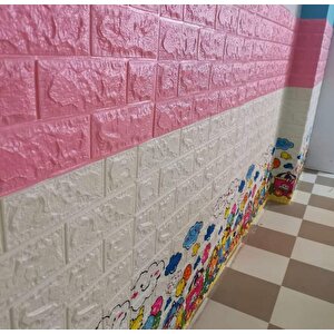 70x77cm 1 Adet Tren Bulut Bebek Odası Kreş Kendinden Yapışkanlı 3d Dekoratif Duvar Paneli Kağıdınw30