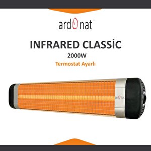 İnfrared Classic Isıtıcı 2500 Watt Termostatlı İç Mekan Elektrikli Isıtıcı