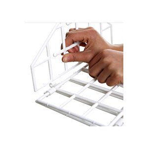 Dolap Içi Düzenleyici  Plastik Raf Organizer Beyaz