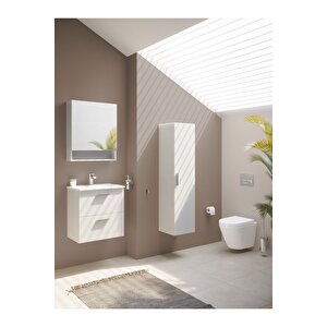 Vitra Fold S A42532 Lavabo Bataryası, Krom