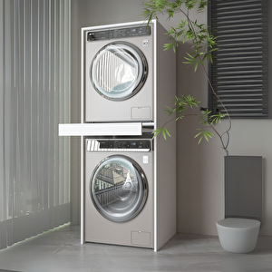 Banyo Dolabı Çamaşır Ve Kurutma Makinesi Dolabı Çekmeceli