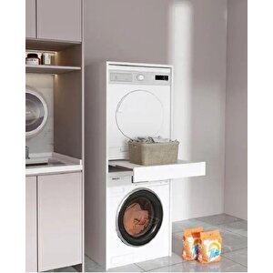 Banyo Dolabı Çamaşır Ve Kurutma Makinesi Dolabı Çekmeceli
