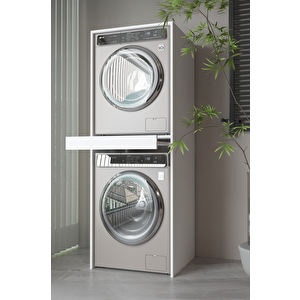 Banyo Dolabı Çamaşır Ve Kurutma Makinesi Dolabı Çekmeceli