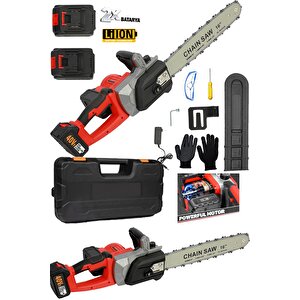 Otomatik Yağlamalı Back Sistem Ağaç Dal Budama Makinesi: Lityum Batarya Ve Çift Akü Yeni Nesil 40vf