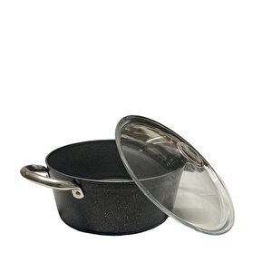 Esse Granit Derin Tencere 26 Cm Black
