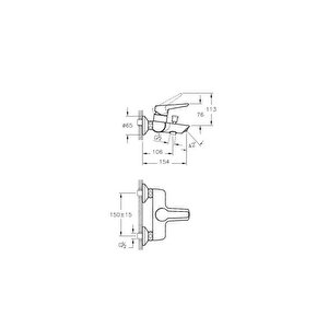Win S Banyo Bataryası A42676 Krom