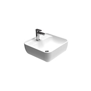 Prt 0711 Porto Çanak Lavabo Batarya Delikli 40x40 Cm