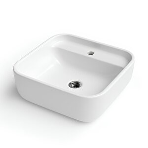 Turavit Portomix Çanak Beyaz Kare Delikli Lavabo 40 Cm Prt0711