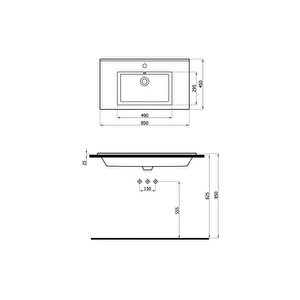 Silver Slim Lavabo 501085 (slm.l085)