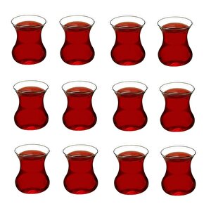 Aurora Çay Bardak - 12 Li Cam Çay Bardağı