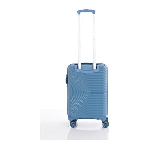 Polipropilen Valiz V374 55 Cm Koyu Mavi