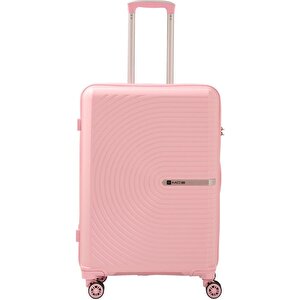 Polipropilen Valiz V374 65 Cm Pudra